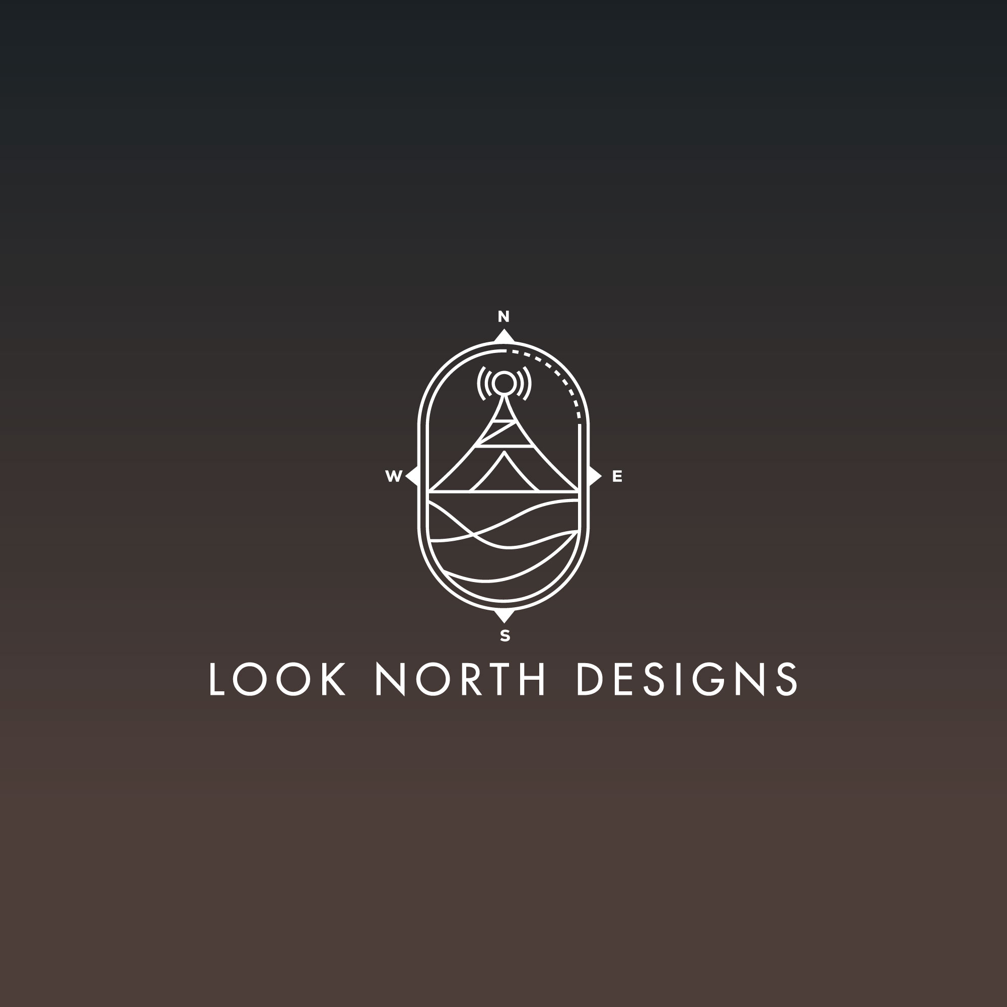 look north design logo