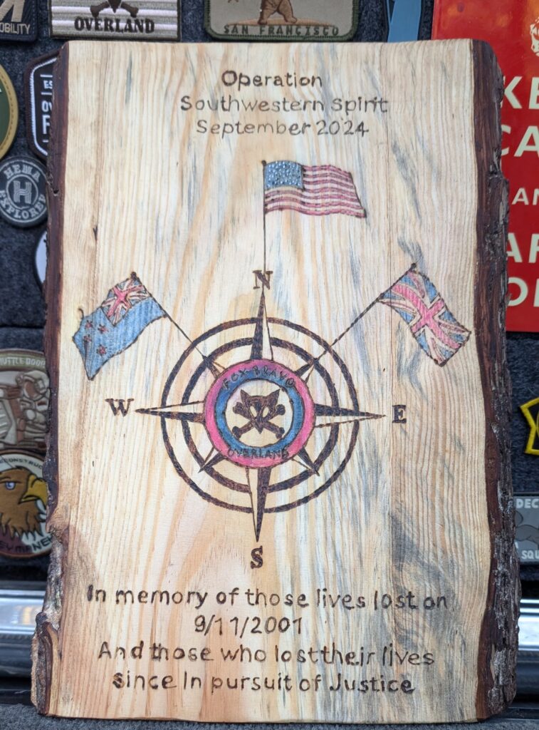 fox bravo overland 9/11 memorial