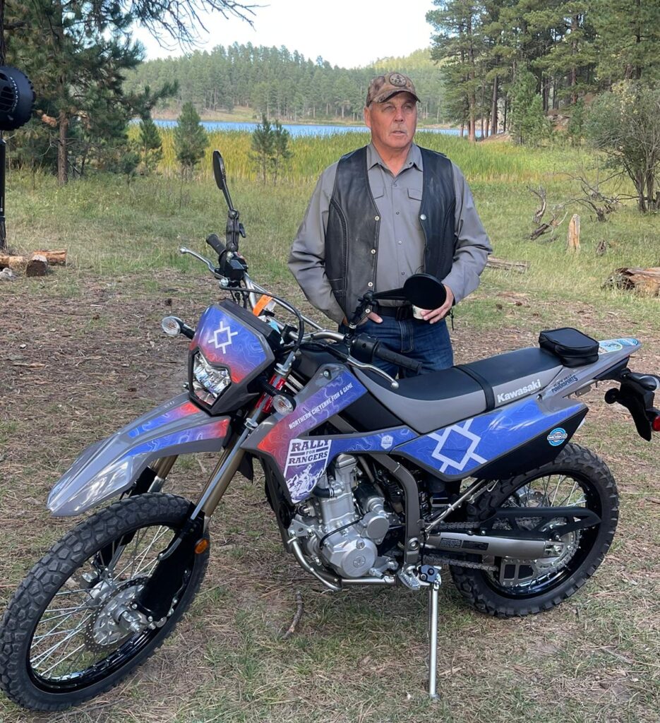 moto donated by rally for rangers